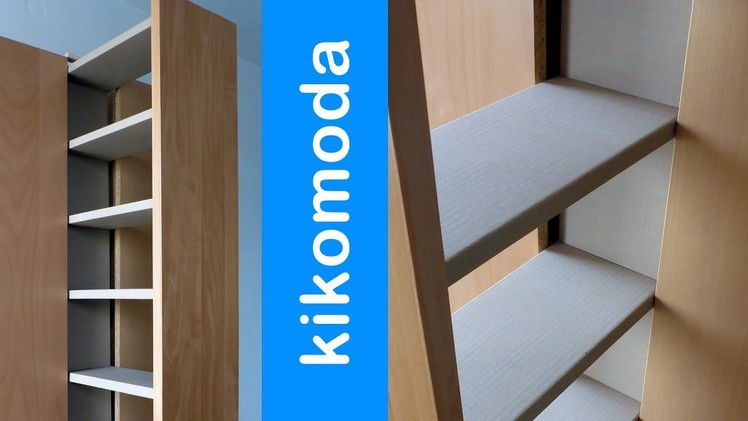 DIY Cardboard Pull Out Cabinet HD (corrugated cardboard furniture)
