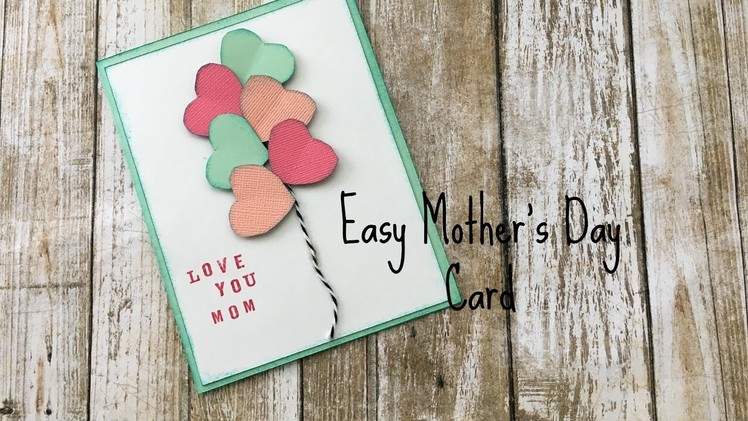 Easy Mother's Day card.Victoria's shop