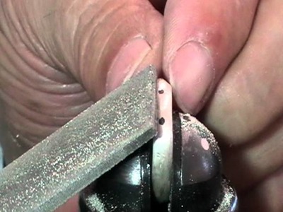 Faceting a silver ring