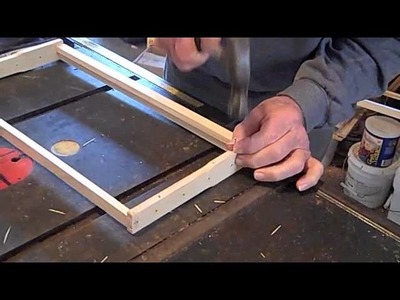 FatBeeMan Frame building and installing wax foundation