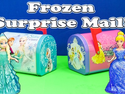 FROZEN Disney Frozen + Disney Princesses Huge Surprise Mail Funny Surprise Toys Egg Video