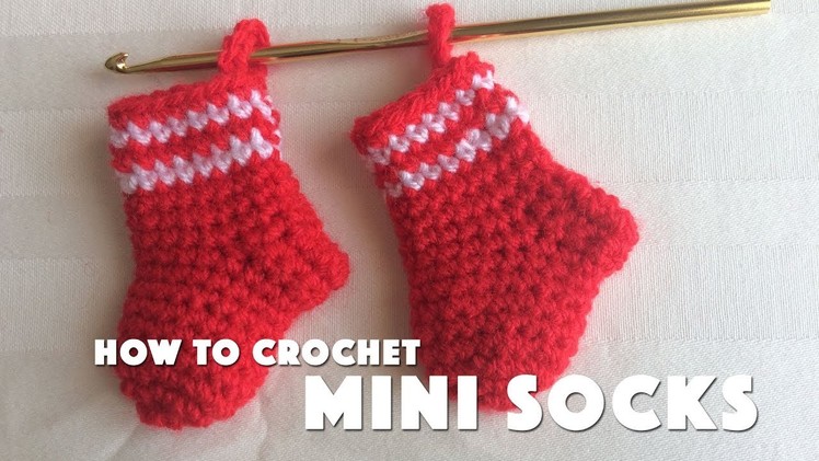 How To Crochet Mini Socks