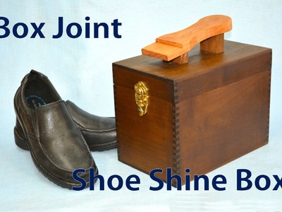 How to Make a Box Joint Shoe Shine Tote