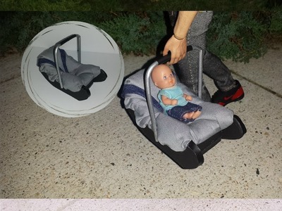 How to make a Doll Baby Car Seat