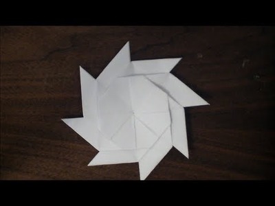How to make an 8 point origami ninjastar