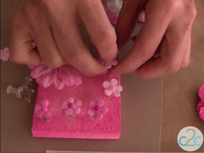 How To Make Floral Push Pins Using Aleene's Tacky Glue