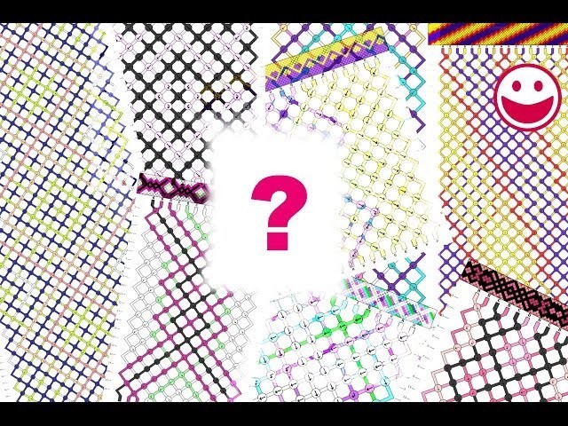 HOW TO READ FRIENDSHIP BRACELET PATTERNS!