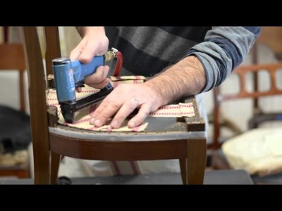 How to Upholster: 19th Century Biedermeier Chair (part 1)