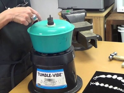 How to Use a Vibratory Tumbler to Polish Metal - Denver School of Metal Arts