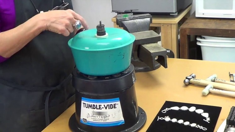 How to Use a Vibratory Tumbler to Polish Metal - Denver School of Metal Arts