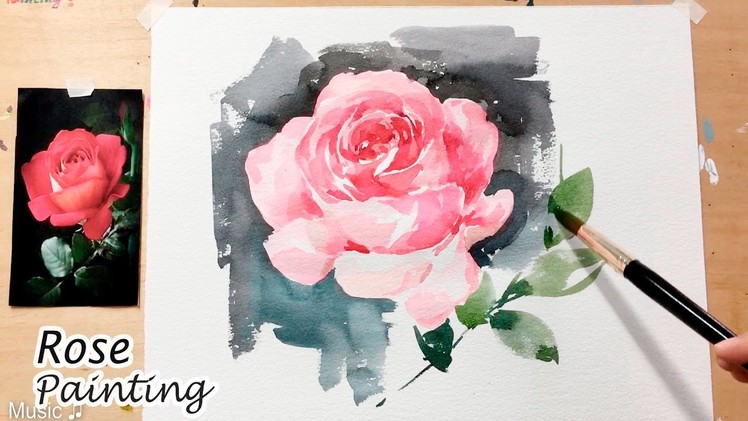 [LVL5] Rose Painting Tutorial | Flower Painting