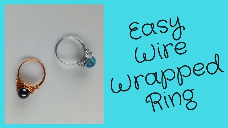 Make Simple Wire Rings DIY Jewelry Making Tutorial