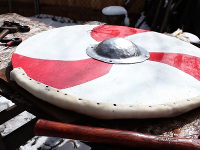 Making a Viking Shield (From Sheet Metal, Plywood, and a Dogbone)