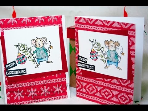 Merry Christmouse Card (2016 Stampin' Up! Holiday Catalog Sneak Peek)