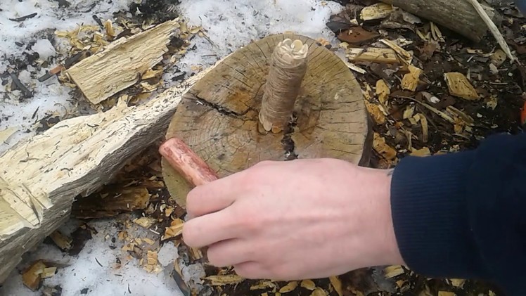 More testing different ways of homemade FIRESTARTER