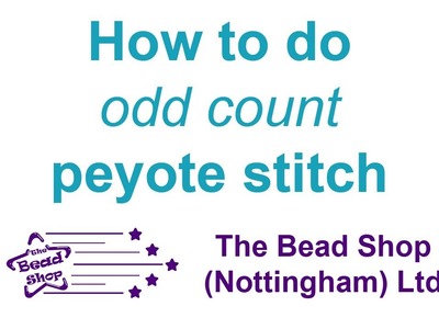 Odd Count Peyote Stitch