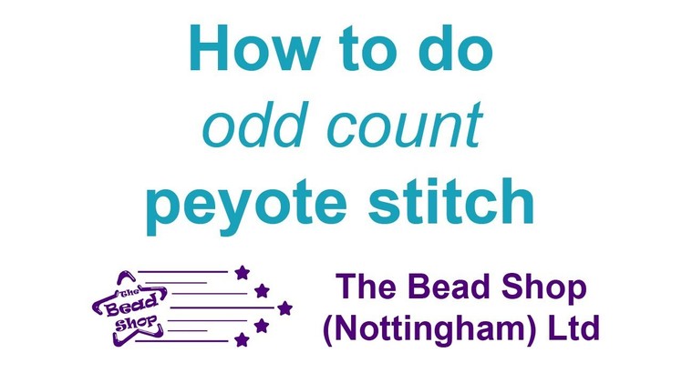 Odd Count Peyote Stitch