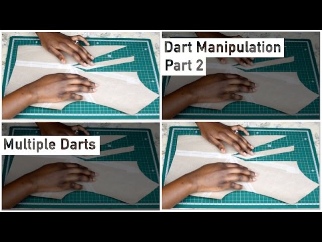 Pattern Drafting Tutorial - Dart Manipulation - Multiple Darts • Elewa