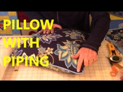 Pillow With Piping