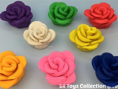 Play Doh Roses with Butterfly and Bird Molds Fun Creative for Kids