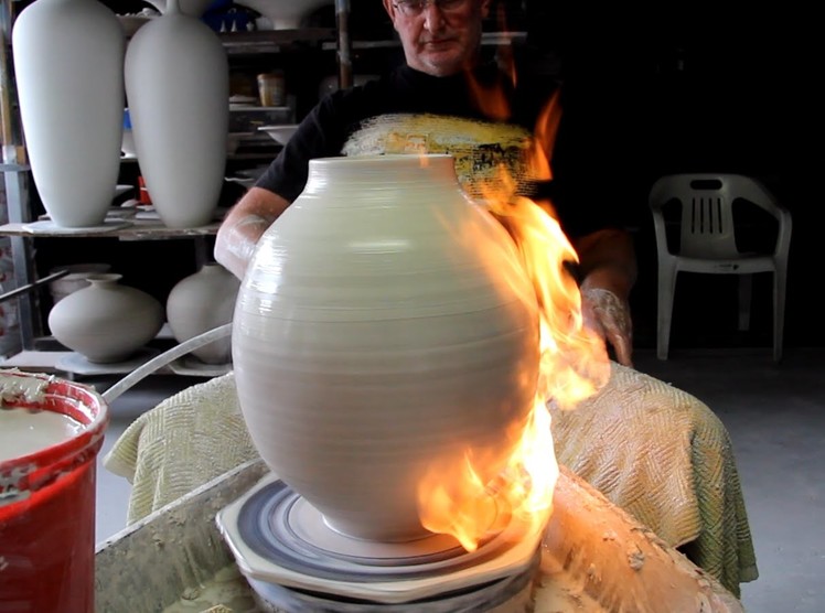 Pottery FlameThrowing by BillPowell