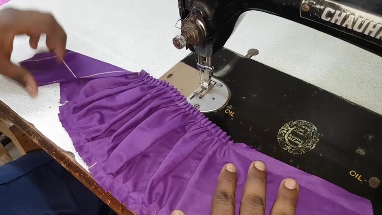 Puff Sleeves (Baju) cutting and stitching