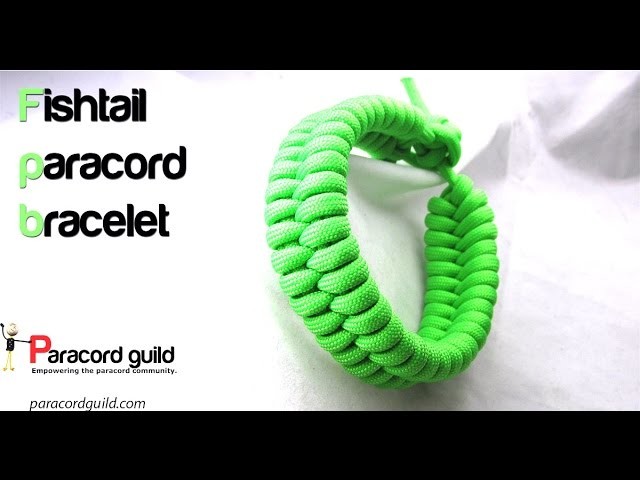 Quick deploy paracord fishtail bracelet