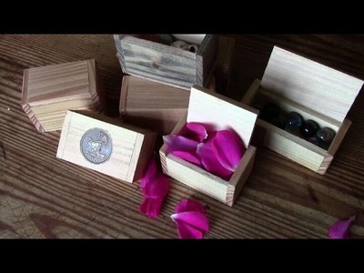 Really Quick And Simple Wooden Trinket Boxes