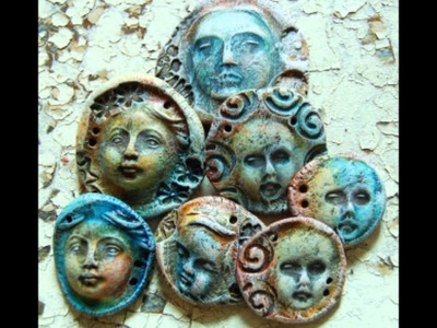 Roses On My table: Air-Dry Clay Faces and Adornments