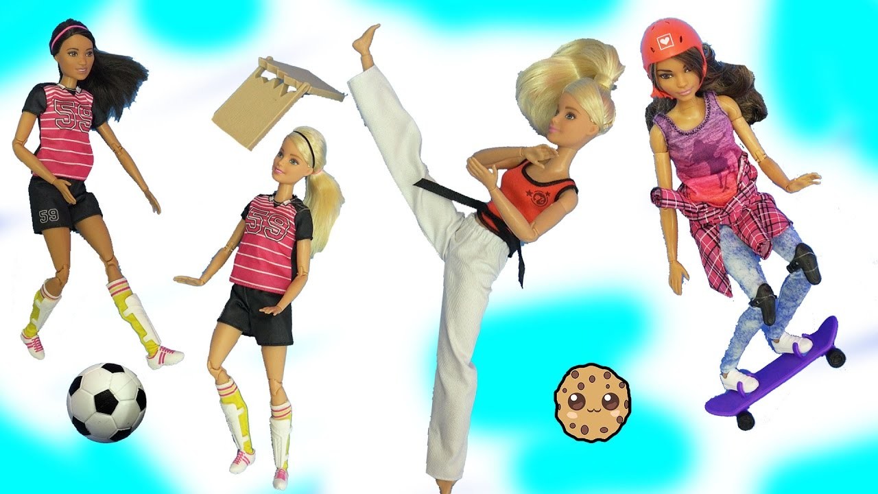 Scientist, Soccer Player, Skateboarder - Most Poseable Doll EVER Made