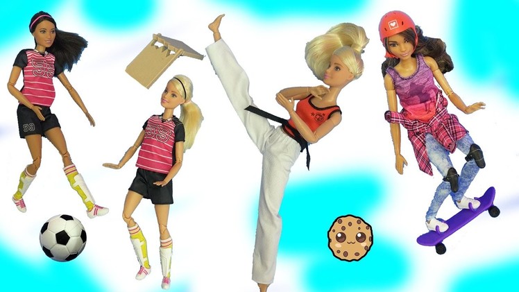 Scientist, Soccer Player, Skateboarder - Most Poseable Doll EVER Made To Move Barbie