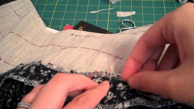 Sewing a Catch Stitch