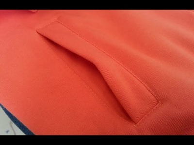 Sewing course part 1.How to sew a pocket. Long sleeve zipper????Jak uszyc kieszeń do bluzy lub spodni