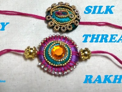 Silk thread RAKHI making