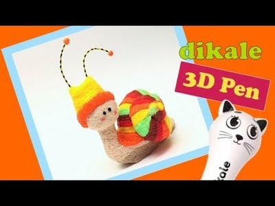 Snail- 3D pen- Dikale- DIY