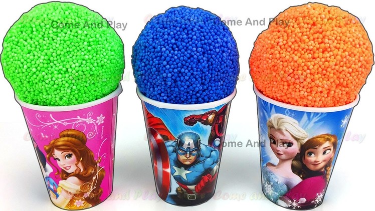 Super Surprise Play Foam Balls Surprise Toys Disney Kinder Joy Learn Colors Numbers Play Doh Ducks