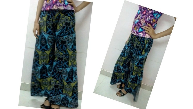 शरारा प्लाज़ो कैसे बनाये Summer Sharara Style Plazo with Two methods of Side seam Pocket Sewing