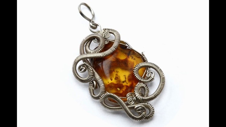 Wire Wrapped Crystal Jewelry Pendents