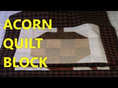 Acorn Quilt Block