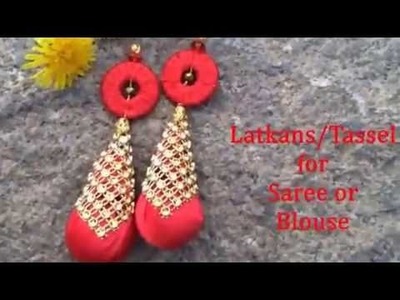 Beautiful Latkan. Tassel for sari blouse