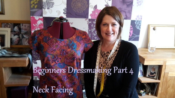 Beginners Dressmaking Part 4: Neck facing