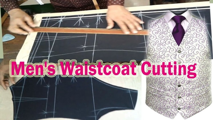 Boys waistcoat Easy  Cutting Full video | Men's Waistcoat cutting  | OBSESS Tailors