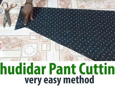 Chudidar Pant cutting easy method churidar pant cutting Salwar Pants