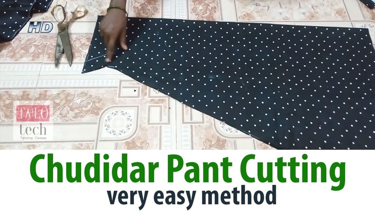 Chudidar Pant cutting easy method churidar pant cutting Salwar Pants