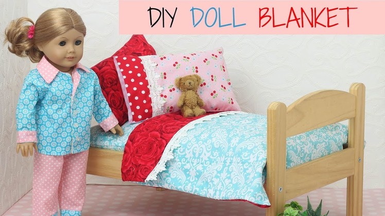 Doll Blanket Pattern for 18 inch Dolls - Easy for Beginners