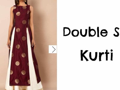 Double Slit Kurti | Measurement ,Cutting, Stitching