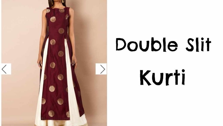 Double Slit Kurti | Measurement ,Cutting, Stitching