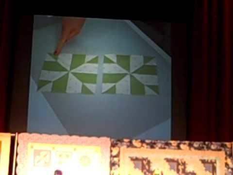 Eleanor Burns Demonstrating Her Techniques at Paducah Quilt Show 2010