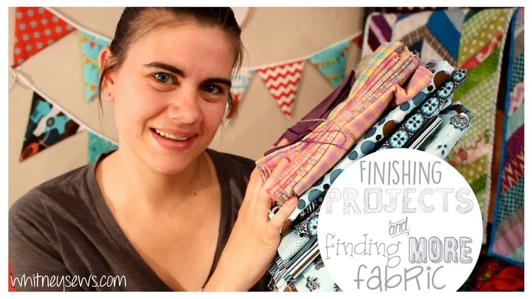 Finishing WIPs and Finding More Fabric?!? | Sew Your Stash | Whitney Sews