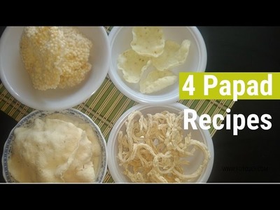 Home made Papad Recipes|Rice Papad|Suji Papad|Sabudana Papad|Rice Vadam|Pindi Vadiyalu,Rava Sandige